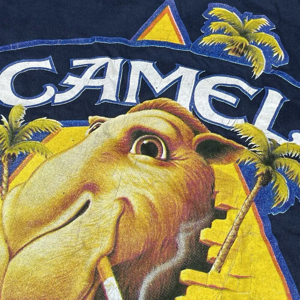 Vintage 1988 Camel Cigarettes 75th Birthday Graphic Tee Mens Large Single Stitch - Picture 3 of 16